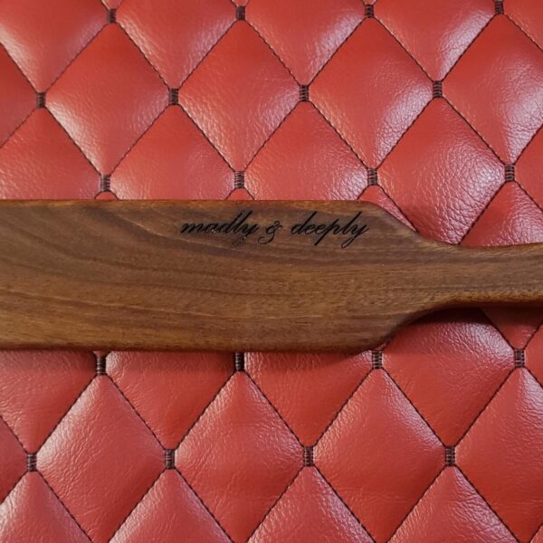il_fullxfull.6441049026_hkfm.jpg Sapele Wooden Spanking Paddle: Impact Play Spanker BDSM
