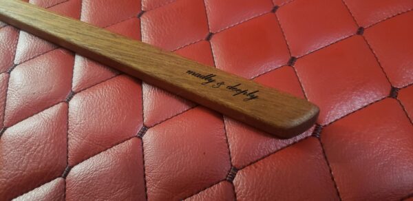 African Sapele BDSM Spanking Spoon Paddle - Kink, Impact Play