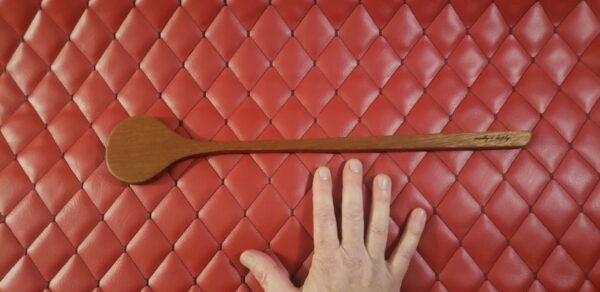 African Sapele BDSM Spanking Spoon Paddle - Kink, Impact Play
