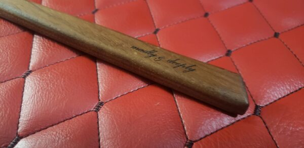 Walnut BDSM Paddle – 18 inch Kink Spanking Spoon