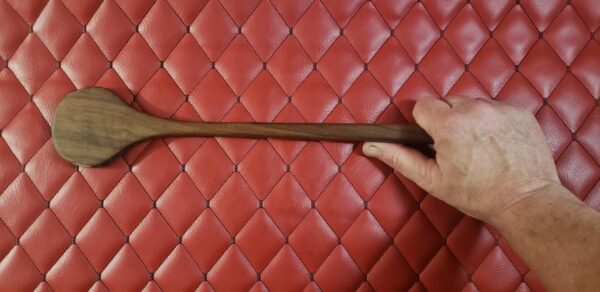 Walnut BDSM Paddle – 18 inch Kink Spanking Spoon