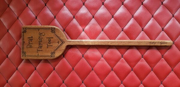 Sapele Wood Paddle – BDSM Spanking Kink Tool