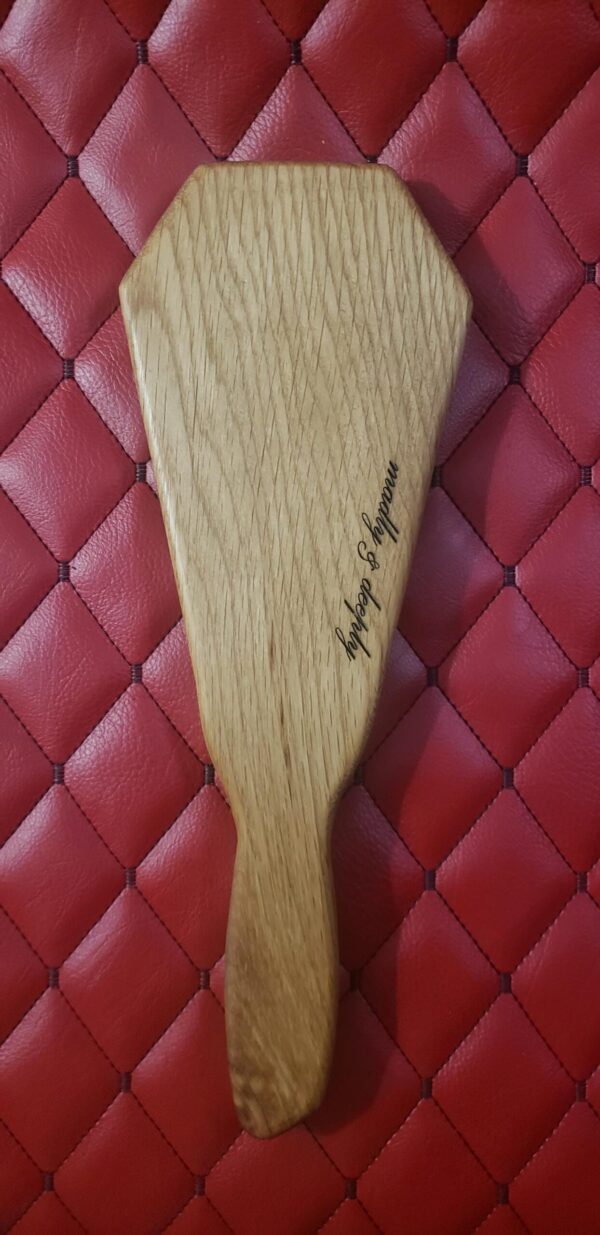 Coffin-Shaped Paddle – Etched Spirit Design, Gothic BDSM Gear Impact Toy
