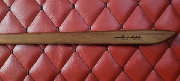 il_fullxfull.6838825996_n4kg.jpg Bath brush Spanking Sapele Paddle: Thuddy Wooden BDSM Kink Impact