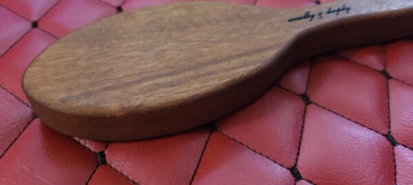 il_fullxfull.6981680798_t3rb.jpg Handmade Sapele Wood Pocket Paddle – Compact Impact Tool | Discreet, Travel-Friendly Spanking Paddle