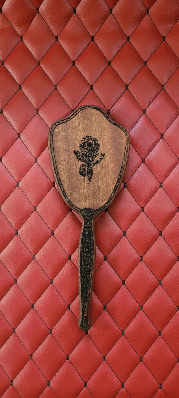 Sapele Wood Paddle: Vanity Hairbrush-Inspired Discipline Tool