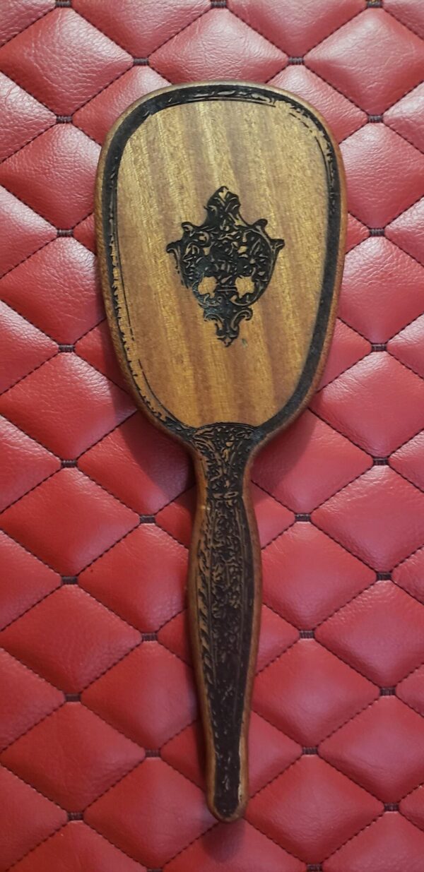 Sapele Wood Paddle: Vanity Hairbrush-Inspired Discipline Tool