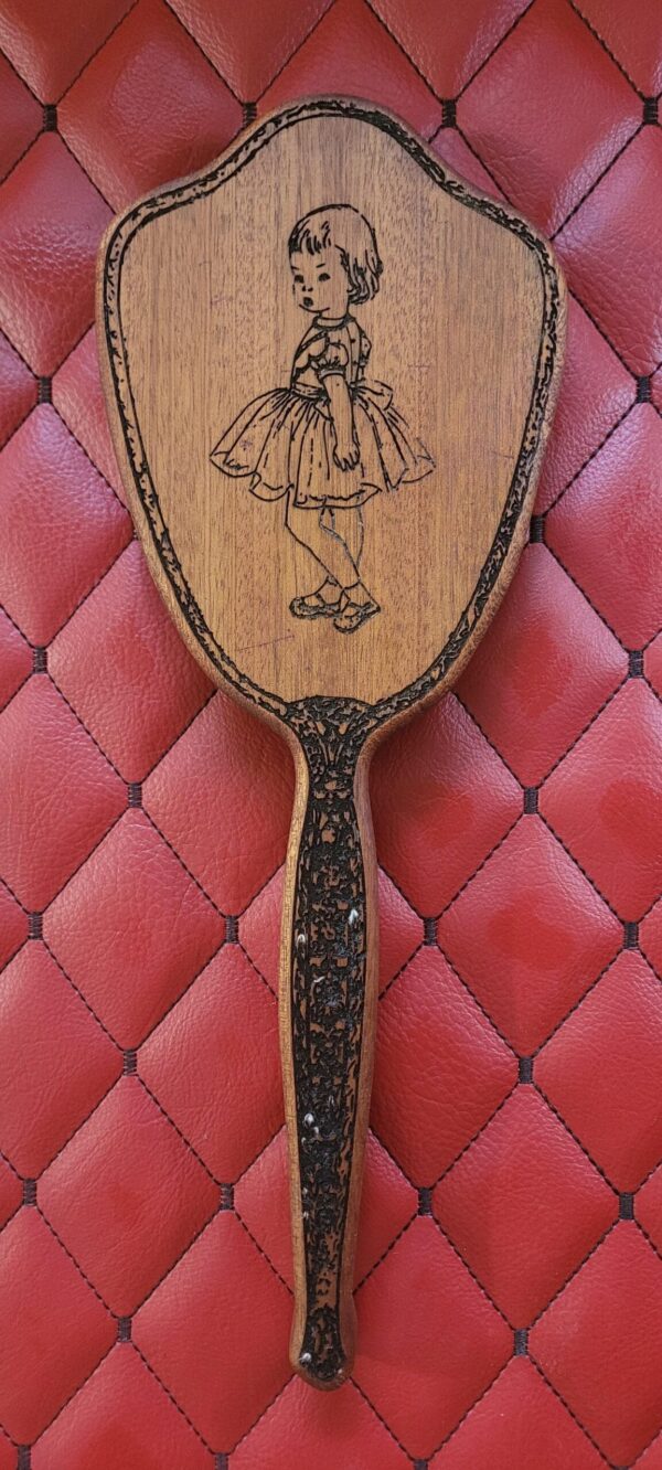 Sapele Wood Paddle: Vanity Hairbrush-Inspired Discipline Tool