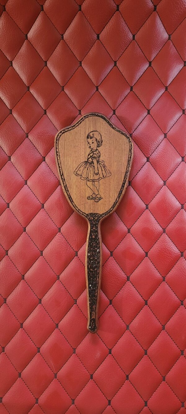 Sapele Wood Paddle: Vanity Hairbrush-Inspired Discipline Tool