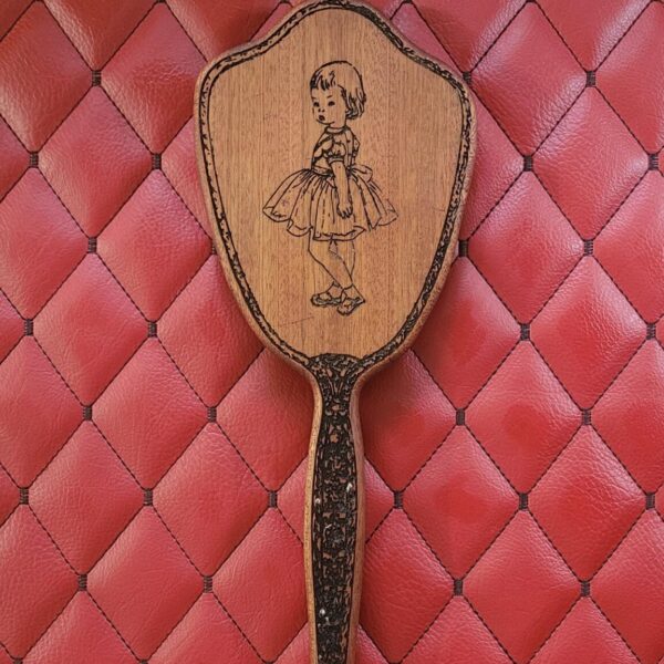 Sapele Wood Paddle: Vanity Hairbrush-Inspired Discipline Tool