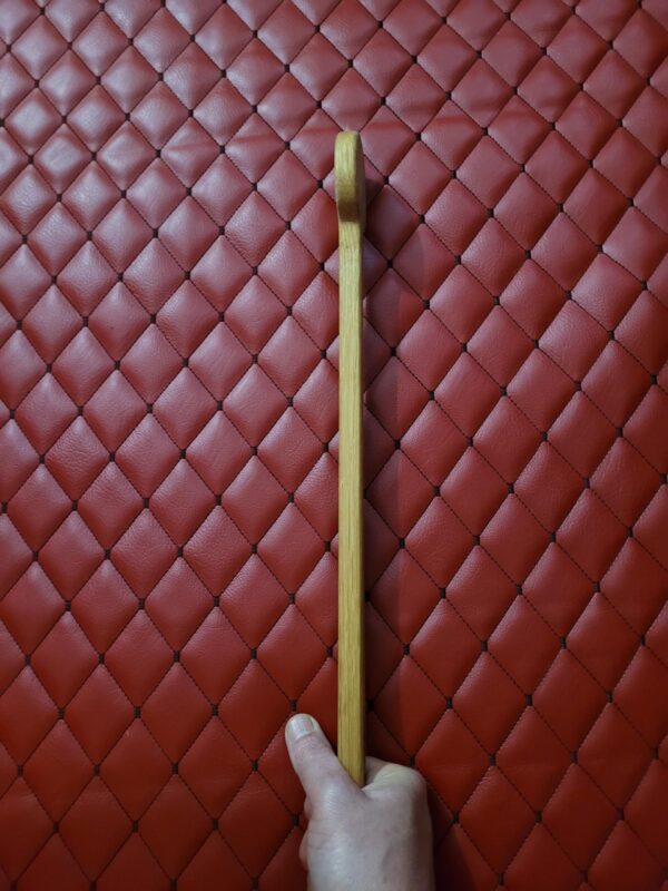 Handcrafted White Oak Spoon Cane – Sensual Ritual Impact Implement