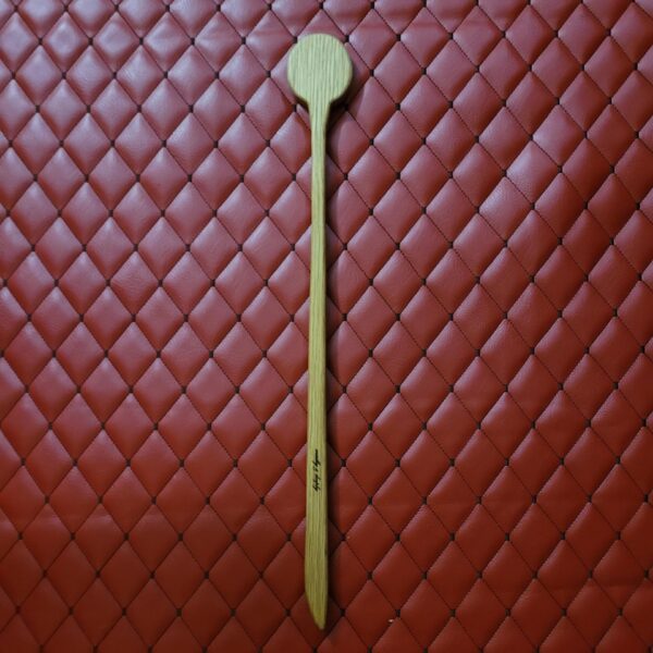 Handcrafted White Oak Spoon Cane – Sensual Ritual Impact Implement