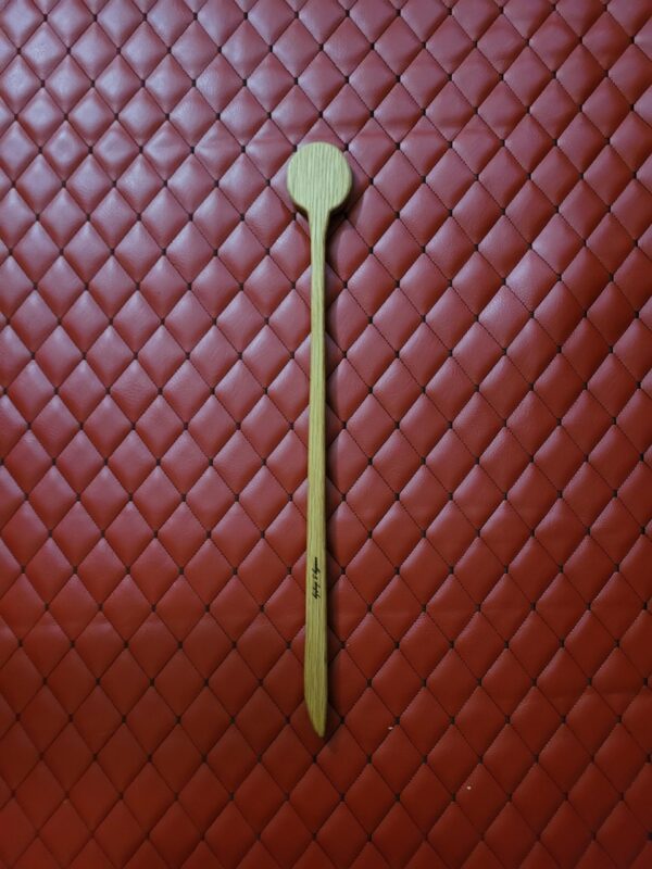 Handcrafted White Oak Spoon Cane – Sensual Ritual Impact Implement