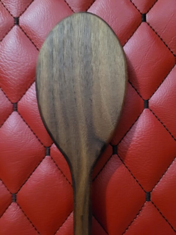 il_fullxfull.7373059624_hx1k.jpg The "You're going to get the SPOON!" - Walnut BDSM Gear paddle implement. Long and wooden round