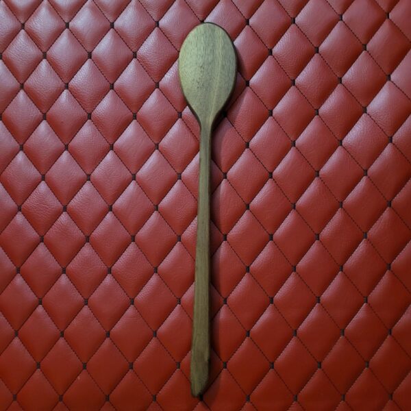 il_fullxfull.7373059648_85pj.jpg The "You're going to get the SPOON!" - Walnut BDSM Gear paddle implement. Long and wooden round