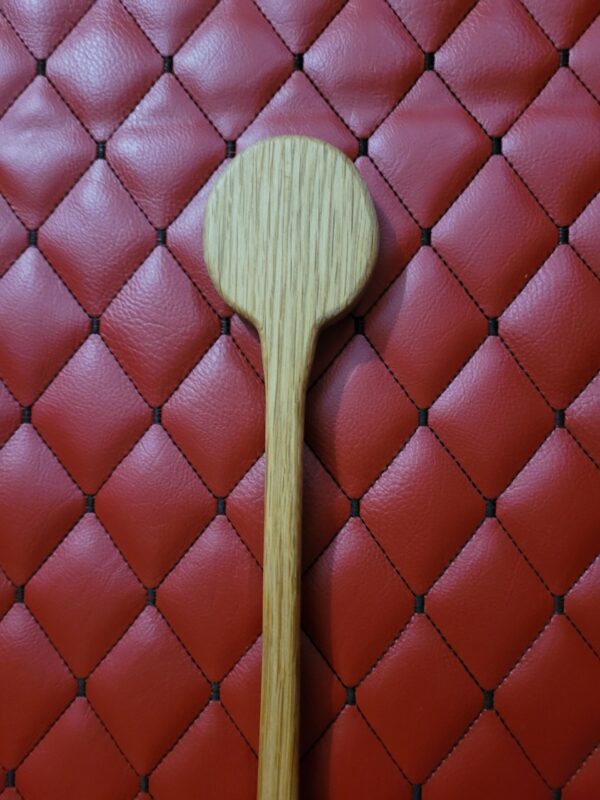 Handcrafted White Oak Spoon Cane – Sensual Ritual Impact Implement