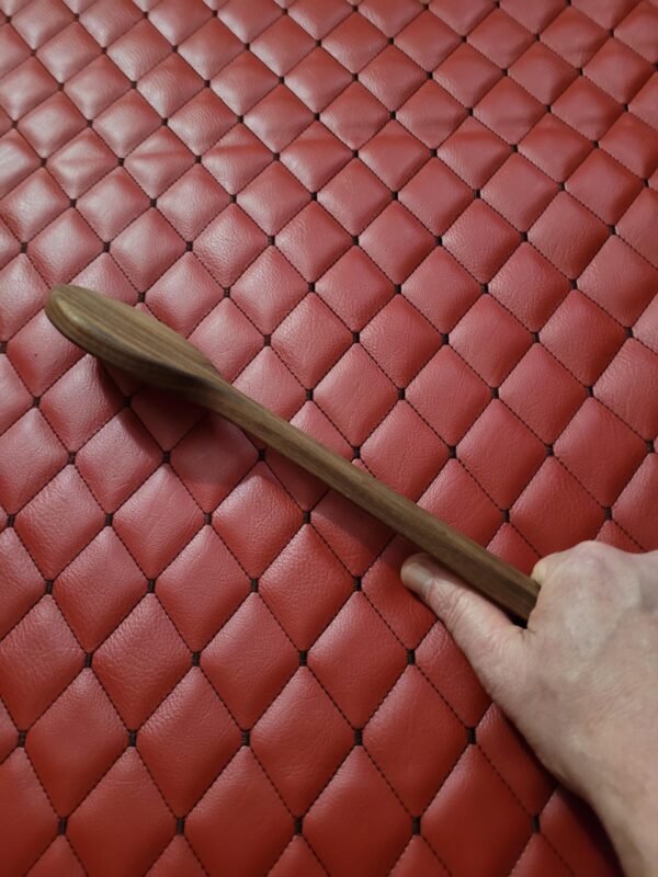 il_fullxfull.7420979145_r7c3.jpg The "You're going to get the SPOON!" - Walnut BDSM Gear paddle implement. Long and wooden round