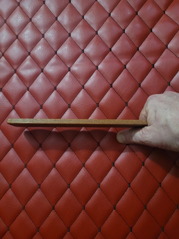 Handmade Cumaru Teak BDSM Gear Ruler: Custom Phrase, Impact Play