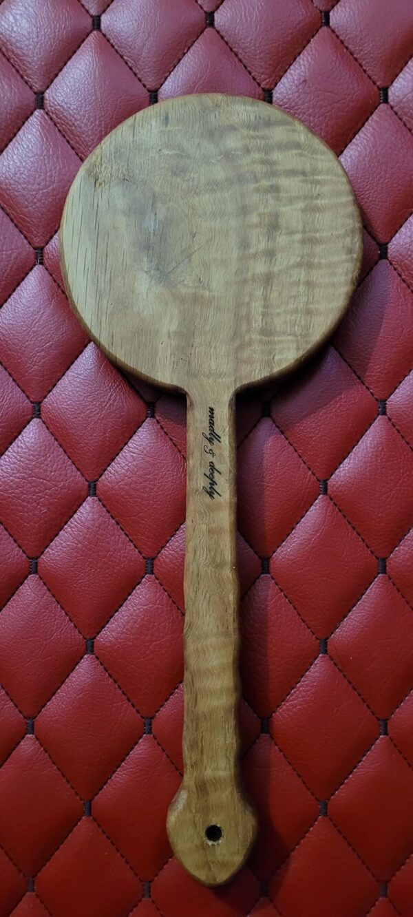 Mandala White Oak Paddle -  Engraved BDSM Gear Kink Heavy Impact Toy
