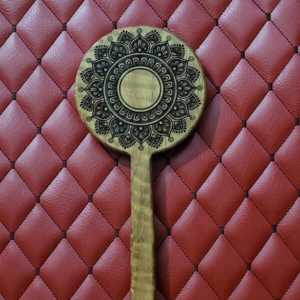 Mandala White Oak Paddle -  Engraved BDSM Gear Kink Heavy Impact Toy