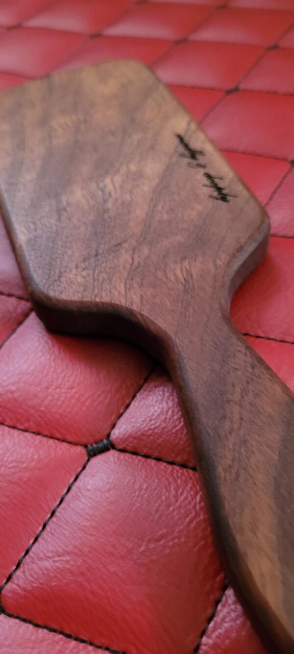 il_fullxfull.7636516440_isqt.jpg Handmade Sapele Paddle: Thin Pocket Hairbrush Style Impact Toy