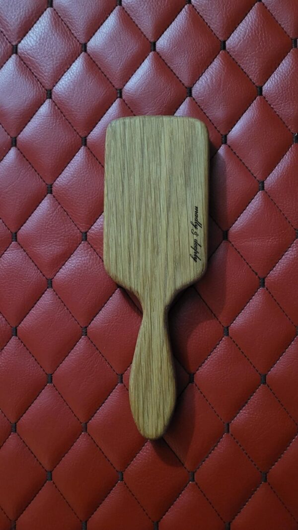 Handmade Oak Hairbrush Paddle – Impact Play, OTK