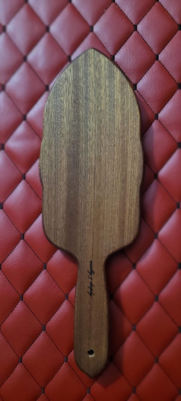 il_fullxfull.7684435520_dzqg.jpg Gothic Gargoyle Wooden Paddle: Laser Engraved Dungeon Art Impact Toy