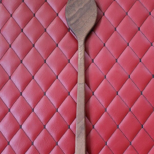 The "You're going to get the SPOON!" - Sapele BDSM Impact Gear Wooden paddle implement.