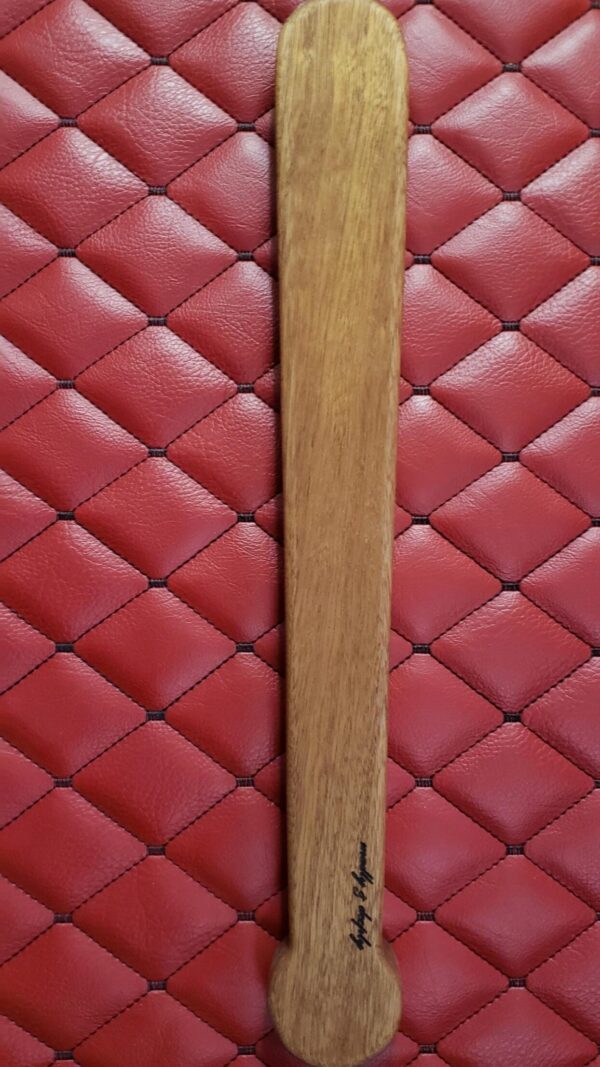 il_fullxfull.7805503929_bg7i.jpg The Punisher: Handmade Compact Wooden Bat BDSM Gear Spanking Impact Play- Blackjack-Inspired