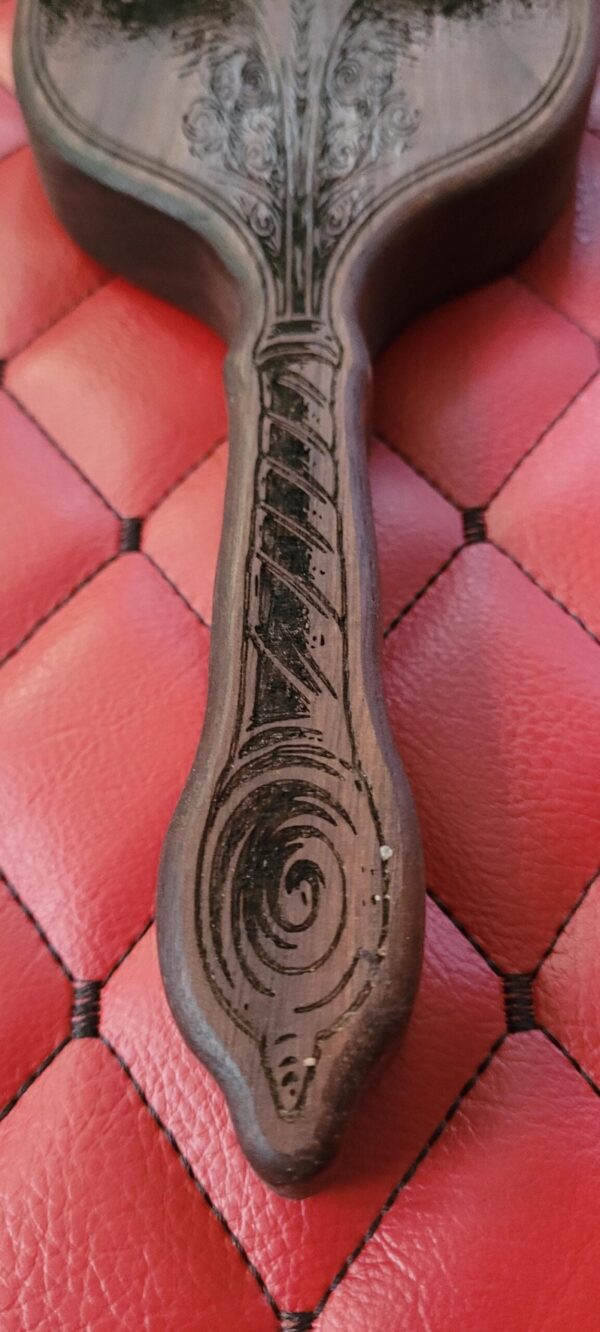 il_fullxfull.7807717152_dxhj.jpg Gothic Bat Dragon Paddle – Handcrafted Hardwood Thinner Spanking Paddle | Fantasy Impact