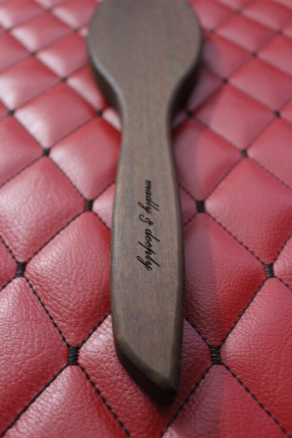 il_fullxfull.7925937164_33ze.jpg Heavy Handcrafted IPE Wood Paddle – Oval Hairbrush Style, 8oz, Travel-Friendly Impact Tool