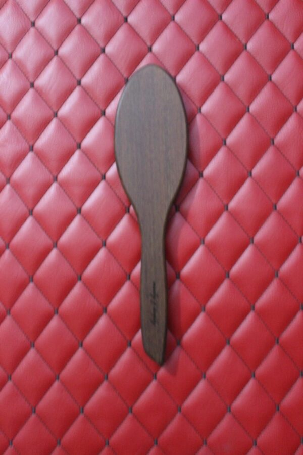 il_fullxfull.7925941730_ftpb.jpg Heavy Handcrafted IPE Wood Paddle – Oval Hairbrush Style, 8oz, Travel-Friendly Impact Tool
