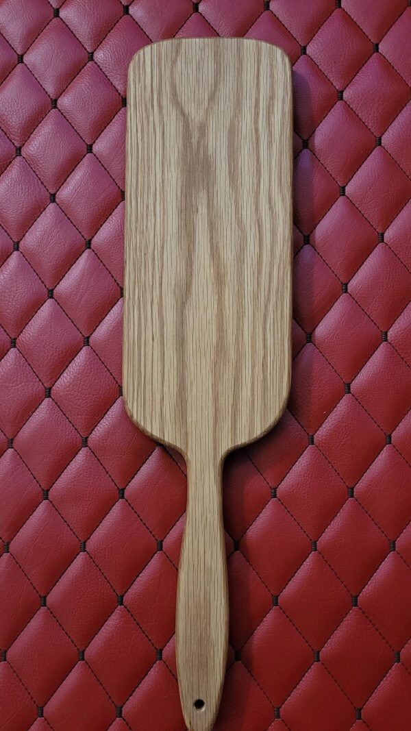 Large Handmade White Oak Wood Paddle – Heavy, Thuddy Impact Play Tool