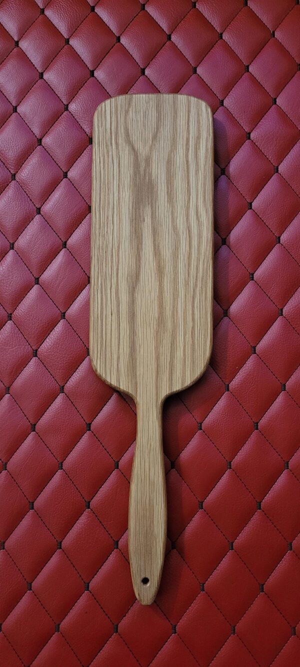 Large Handmade White Oak Wood Paddle – Heavy, Thuddy Impact Play Tool