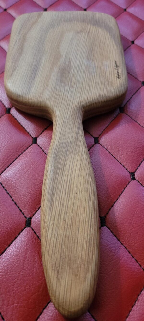 Large Handmade White Oak Wood Paddle – Thick, Thuddy Impact Play