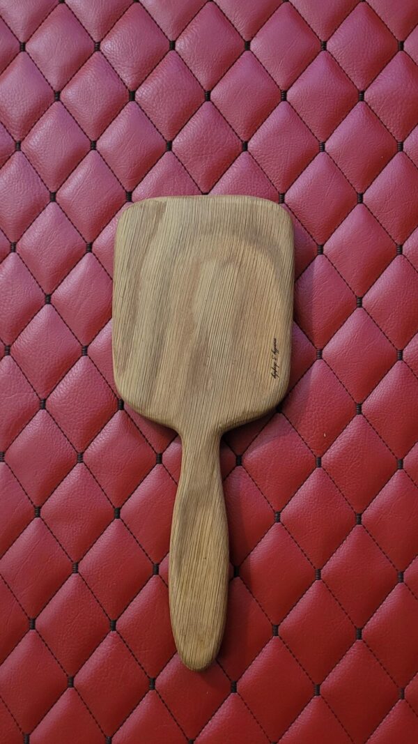 Large Handmade White Oak Wood Paddle – Thick, Thuddy Impact Play
