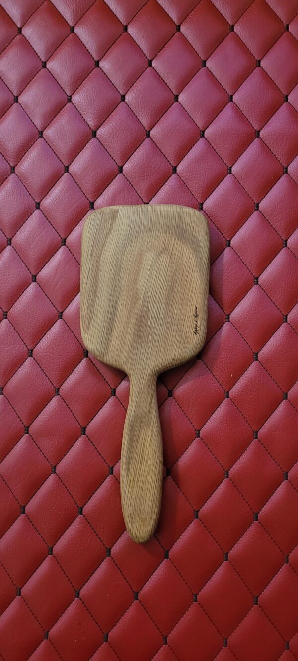 Large Handmade White Oak Wood Paddle – Thick, Thuddy Impact Play