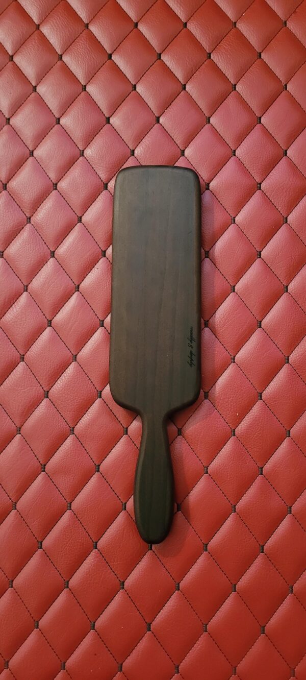 Large Thermally Modified Ash Spanking Paddle, Handmade Hardwood BDSM Impact Toy