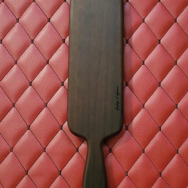 Large Thermally Modified Ash Spanking Paddle, Handmade Hardwood BDSM Impact Toy