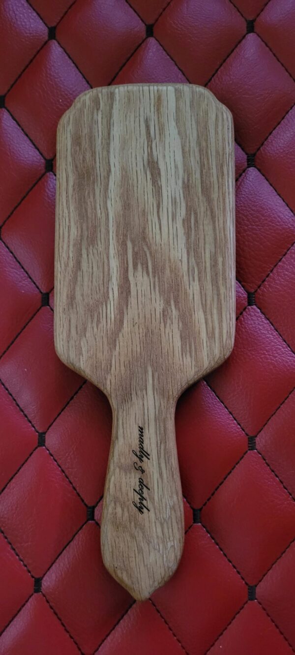 il_fullxfull.7991523276_rj6h.jpg Handmade Kitten Wood Paddle: Hairbrush Style, Impact Play Cat