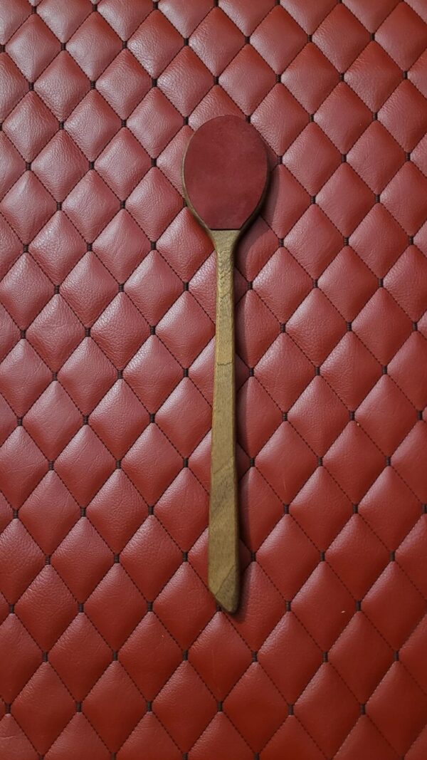 il_fullxfull.8009069210_ak4g.jpg The "You're going to get the SPOON!" - Sapele and Leather BDSM Impact Gear Wooden paddle implement.