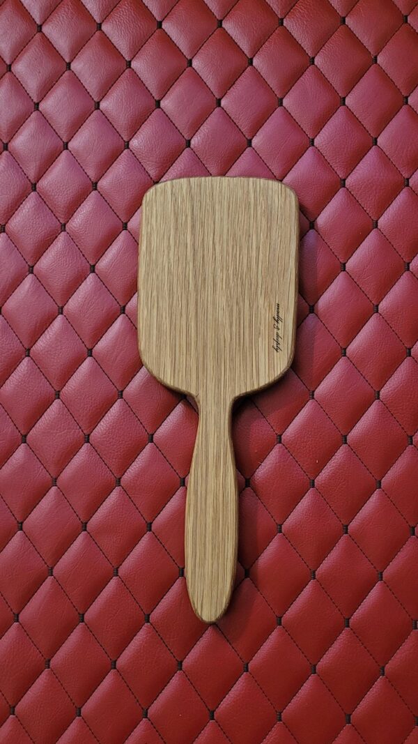 Large Handmade White Oak Wood Paddle – Intense Thuddy Impact Play (13.5" x 5" x 0.75")