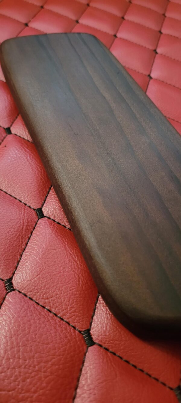 Large Thermally Modified Ash Spanking Paddle, Handmade Hardwood BDSM Impact Toy