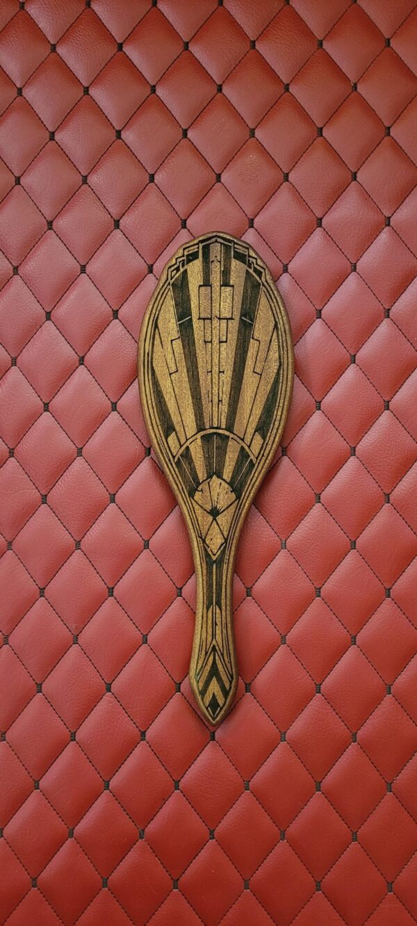il_fullxfull.8029768798_be4u.jpg Nouveau Peacock Sapele Wood Paddle: Vanity Hand Mirror Hairbrush-Inspired Discipline Tool