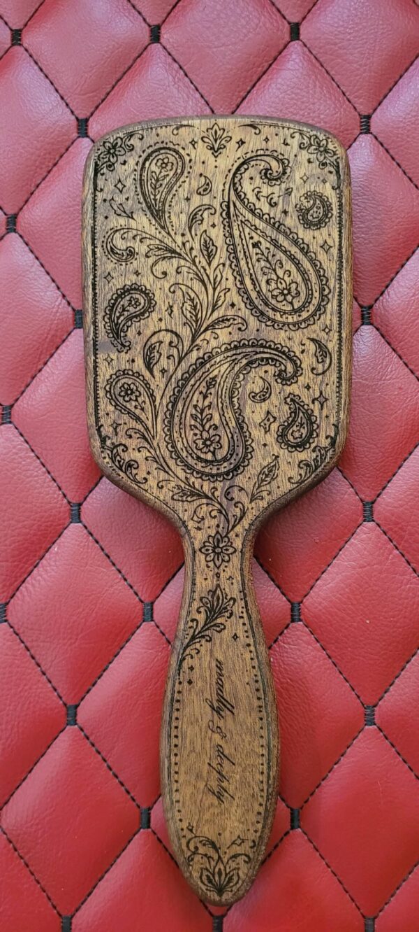 il_fullxfull.8029834808_gtf7.jpg Paisley Sapele BDSM Gear Paddle – Handmade Mirror Hairbrush Style Impact Toy