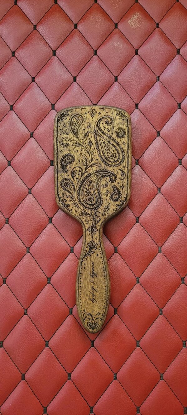 il_fullxfull.8029834826_ofcl.jpg Paisley Sapele BDSM Gear Paddle – Handmade Mirror Hairbrush Style Impact Toy