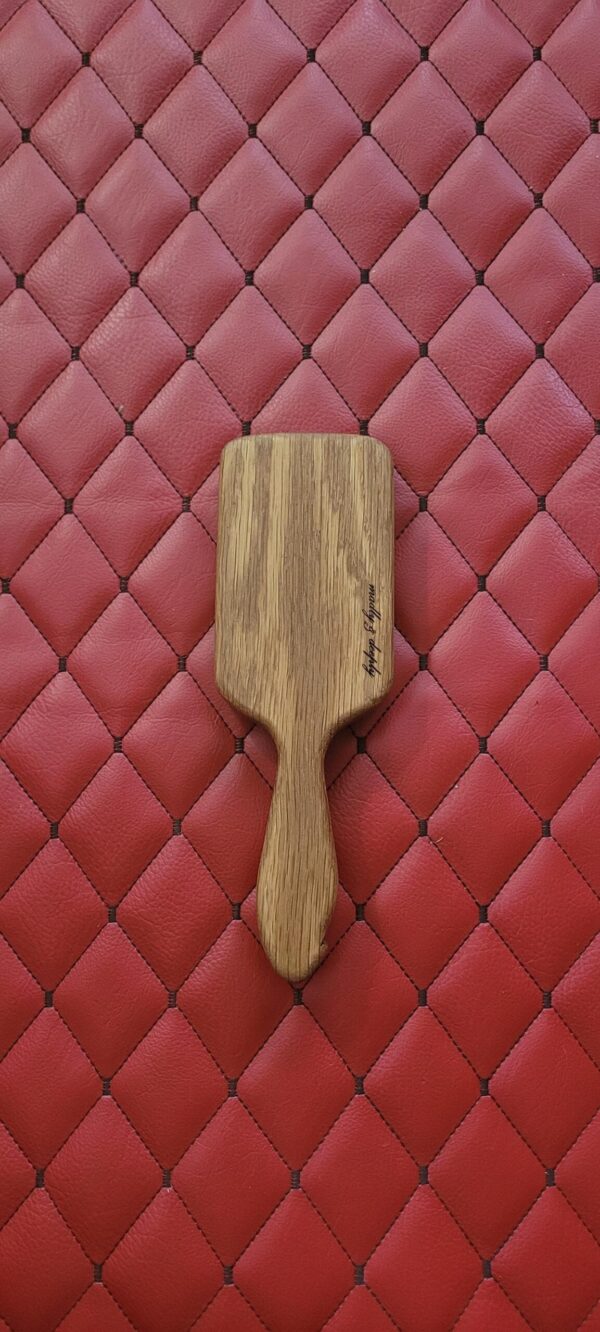 il_fullxfull.8063393726_cbuk.jpg The Rebecca - Reclaimed Oak Vintage Hairbrush Kink Spanking Paddle