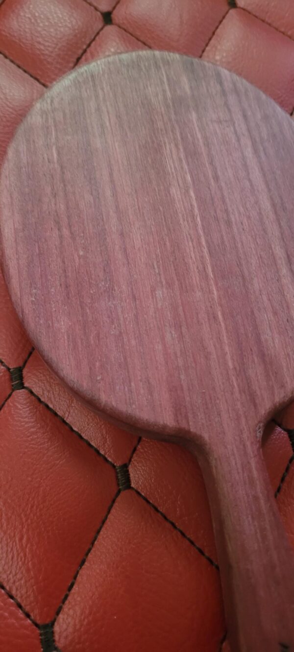 il_fullxfull.8167653978_et3q.jpg Medium Round Handcrafted Purpleheart Wood Paddle – Hairbrush Style, 12oz