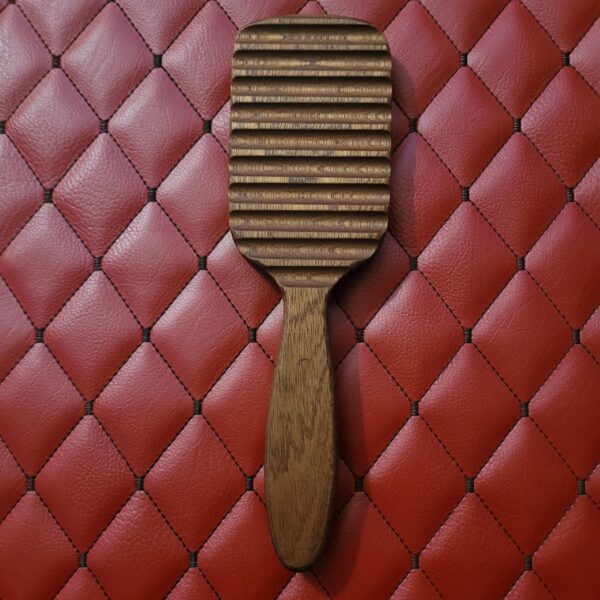 il_fullxfull.8183340090_rheg.jpg Ribbed Sapele Hardwood Paddle – Textured Impact Paddle | Handmade Spanking