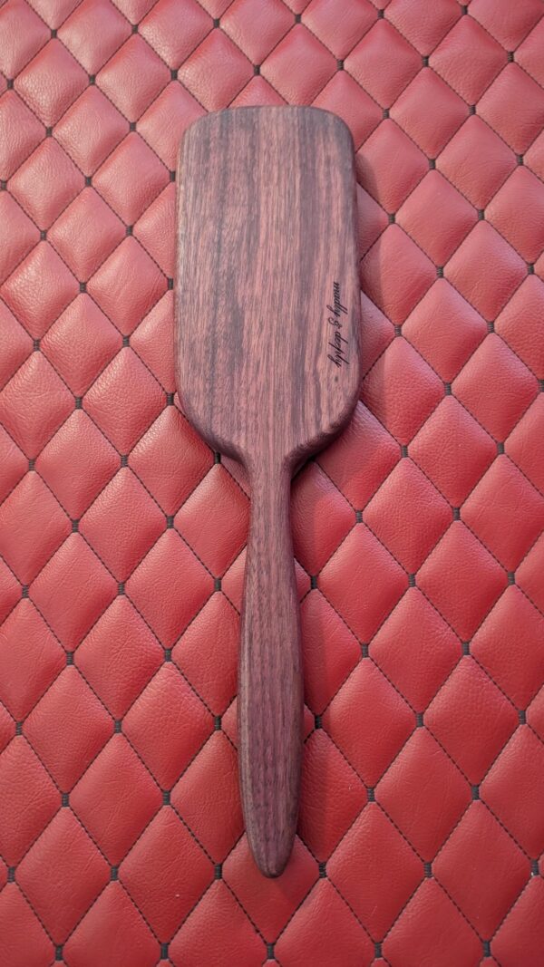 Large Handmade Purpleheart Wood Spanking Paddle – Heavy, Thuddy Impact Play Tool